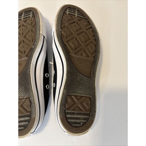 Size 7.5 - Converse Chuck Taylor All Star Low Top Black/White - Picture 13 of 14